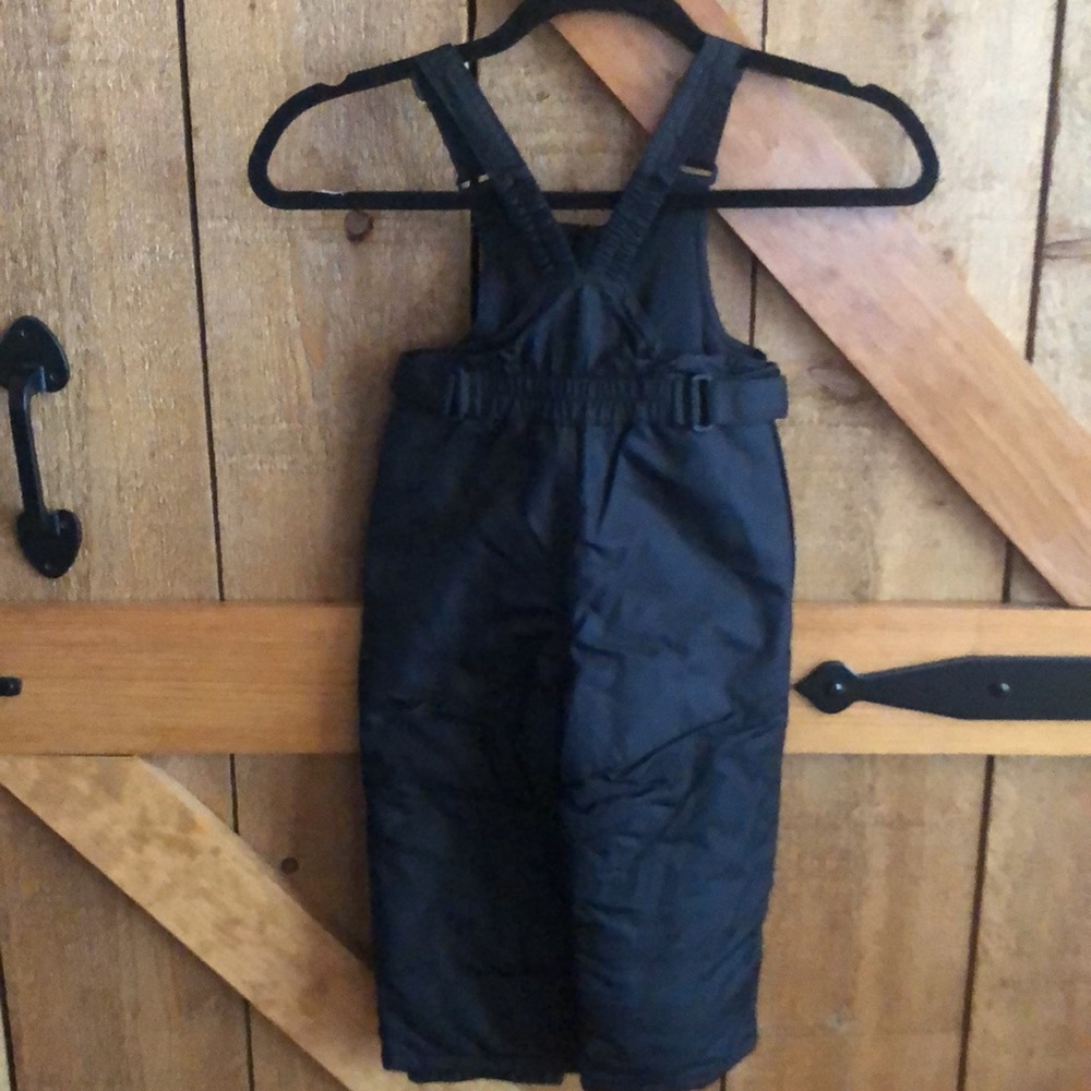 NWT CAT & JACK Heavyweight Black Snow Bib Infant Size 18 Months - Picture 4 of 4
